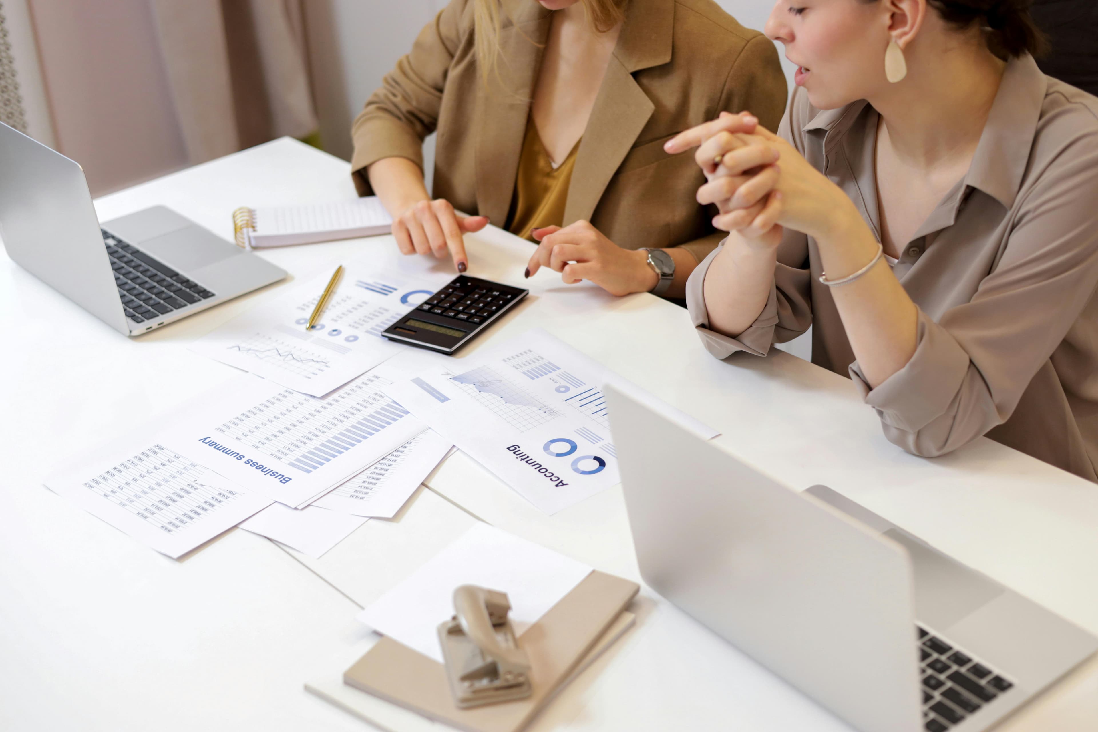 Accountant desk